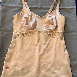 Ruby Ribbon Nude Cami
